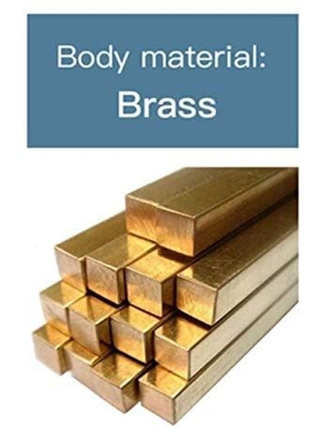 صنبور نحاسي HPF مطلي بالذهب، صنبور لولبي 15 مم (نصف بوصة) - Image 4